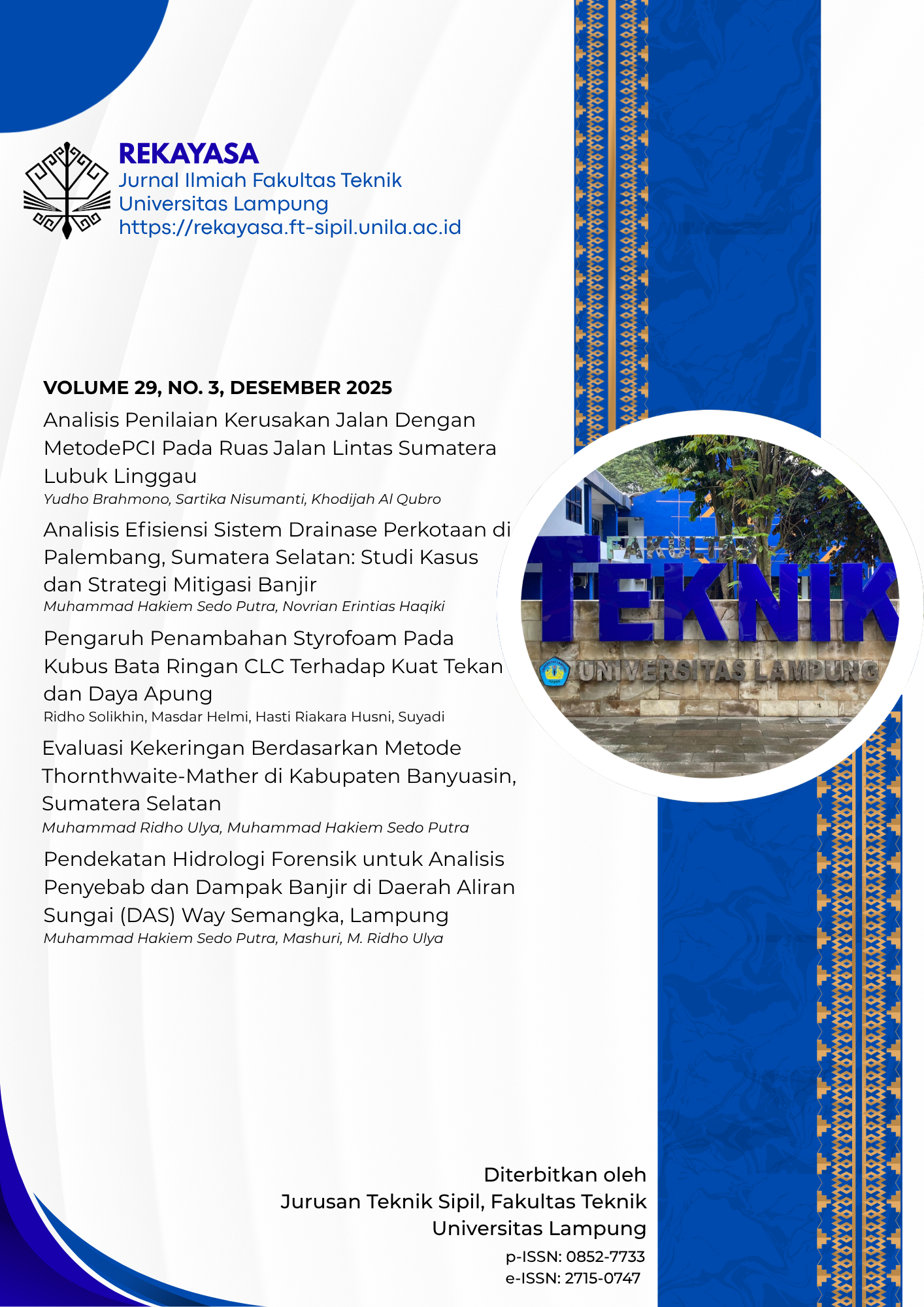 					View Vol. 29 No. 3 (2025): Desember 2025
				